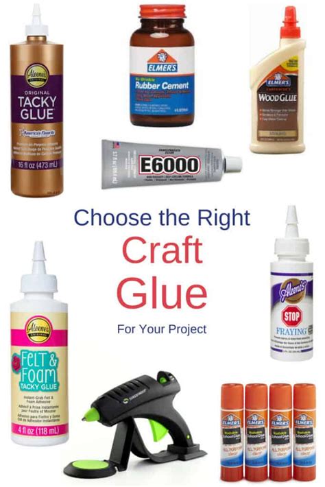 Craft Glue For Every Project Glue Crafts Crafts Upcycle Diy Projects