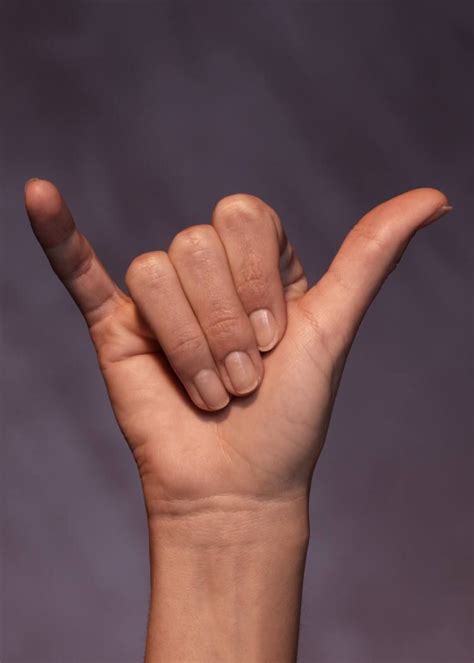 You can change the color, stroke as you like. sign language y - Google Images | Learn sign language ...