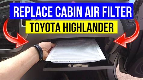 Learn About Toyota Highlander Cabin Air Filter Latest In Daotaonec