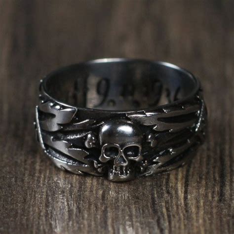 Ss Totenkopf Ring Ss Honour Ring Replica Wide Style Size Usa 10 11