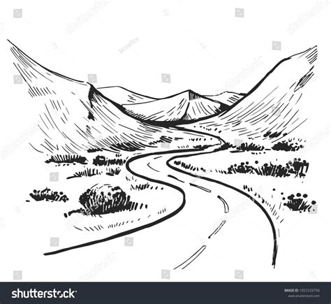 70018 Hand Drawn Road Stock Vectors Images And Vector Art Shutterstock