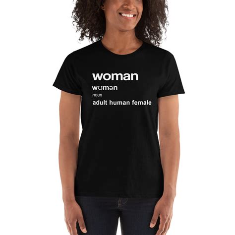 Woman Adult Human Female Definition Ladies T Shirt