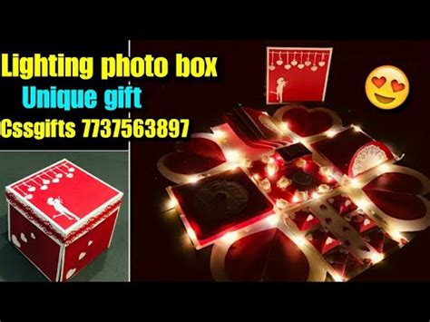 Fun ways to give money as a christmas gift. Lighting surprise gift photo explosion box | best surprise ...