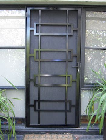 A modern steel door makes a statement about your accomplishment & individuality. Beaumaris Steel Security Door
