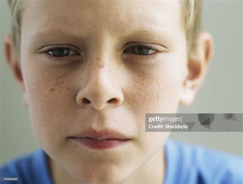 Boy Closeup Of Face High Res Stock Photo Getty Images