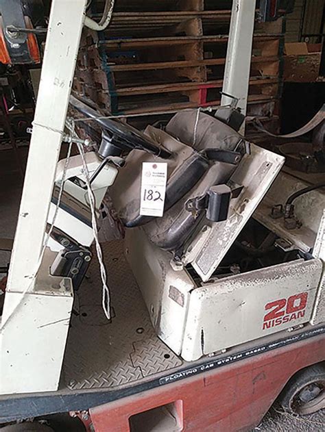 Nissan Forklift, Model: CPH01A10V, 2,000 LB. Cap., Chassis No.: CPH01