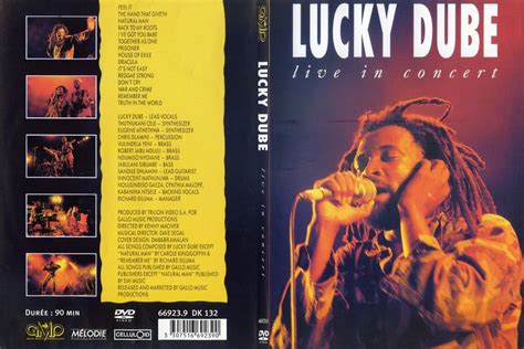 Jaquette Dvd De Lucky Dube Live In Concert Slim Cinéma Passion