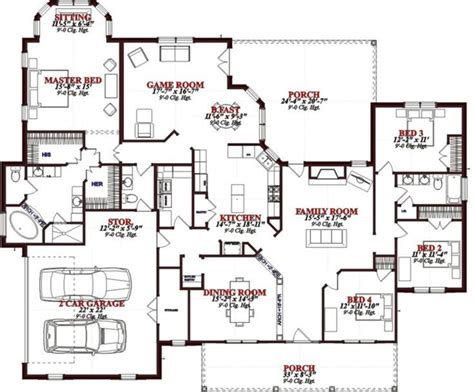Image Result For 3000 Sq Ft Open Floor Plans One Level Country Style