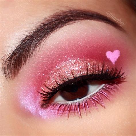 Pink Eye Makeup Easy Daily Nail Art And Design