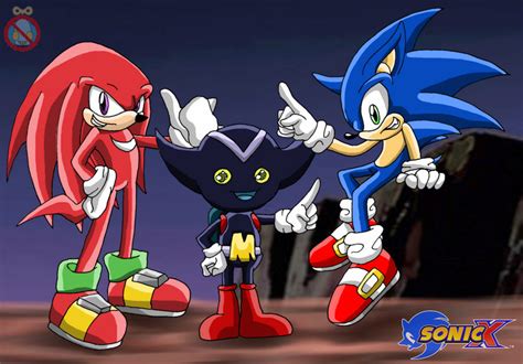 Cm Sonic Knuckles And Bokkun Sonic X Style By Shadowhatesomochao On