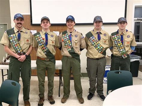Five Newtown Scouts Honored For Reaching Eagle Rank The Newtown Bee