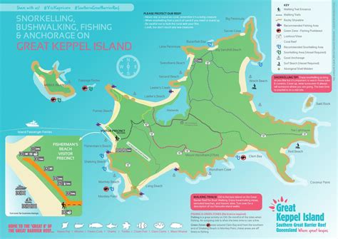 Great Keppel Island Map Verjaardag Vrouw 2020