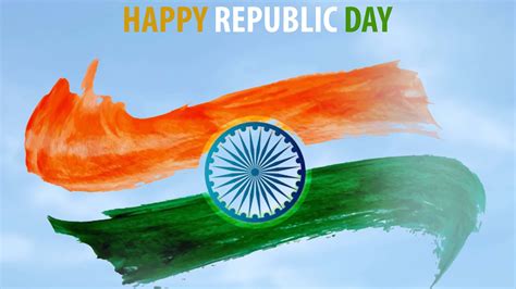 India Flag In Sky Background 4k Hd Republic Day Wallpapers Hd