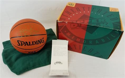 Lot Detail Larry Bird Signed Spalding Official Nba Game Basketball