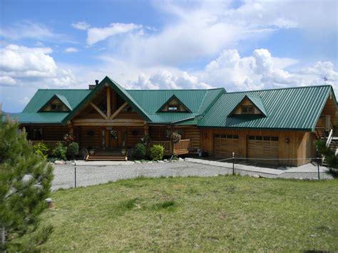 Panoramic View Spectacular Home Luxurious Custom Log Home With Plenty
