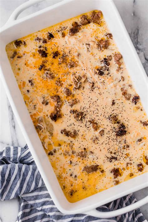 This also reheats well, so save this recipe for for meal prep idea. Low Carb Sausage Breakfast Casserole