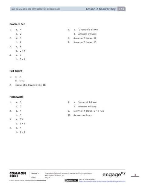 Answer Key To Module 4 Lesson 27 Grade 5 Mathematics Module 4 Topic