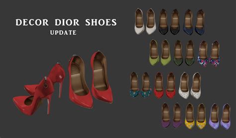 Dior Shoes Sims 4 Cc Custom Content Clutter Sims 4 The Sims 4