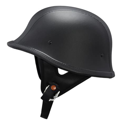 Lunatic German Style Shorty Helmet Dot Approved Adult Motorcycle