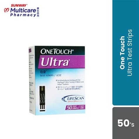 One Touch Ultra Test Strips 50‘s Multicare Pharmacy Online Store