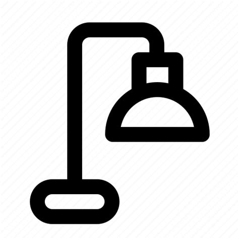 Desk Lamp Light Icon Download On Iconfinder