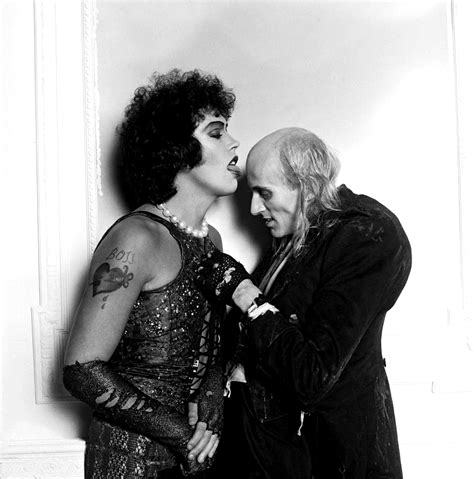 His face is heavily mascaraed, the portrait of a commedia dell'arte drag queen. The Rocky Horror Picture Show | 22 Facts you may not know ...