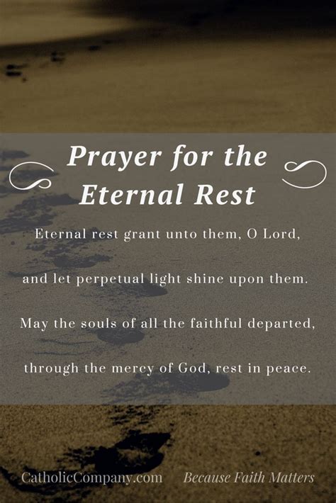 Eternal Rest Prayer Prayers Inspirational Prayers