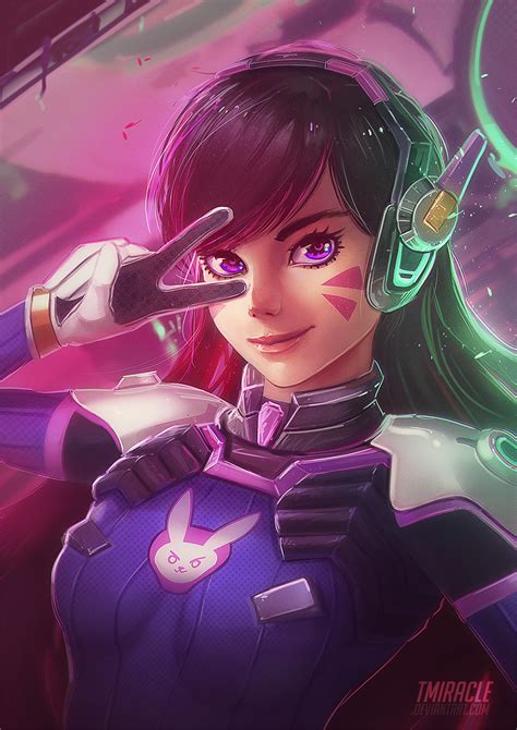 D Va Overwatch And More Drawn By Tmiracle Danbooru