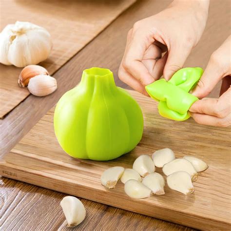 Creative Rubber Garlic Peeler Garlic Presses Silicone Ultra Soft Peeled