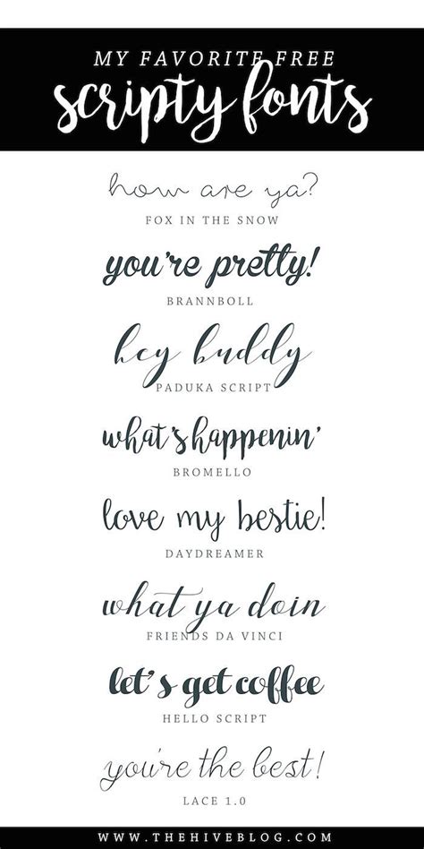 All Of These Pretty Fonts Are Free At Dafont Cricut Fonts Hot Sex Picture