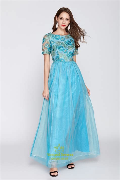 Browse our gorgeous collection of bridesmaid dresses and select the color you need to fit into your themed wedding day! Turquoise Lace Bodice Floor Length Bridesmaid Dresses With ...