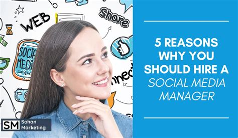 5 reasons why you should hire a social media manager