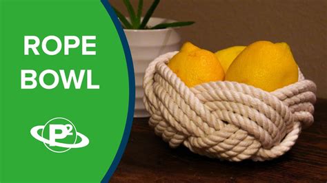 How To Make A Bowl Out Of Rope Youtube