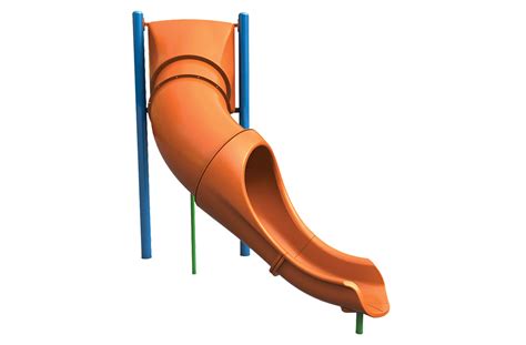 Burke Cobra Slide Curved Commercial Playground Equipment