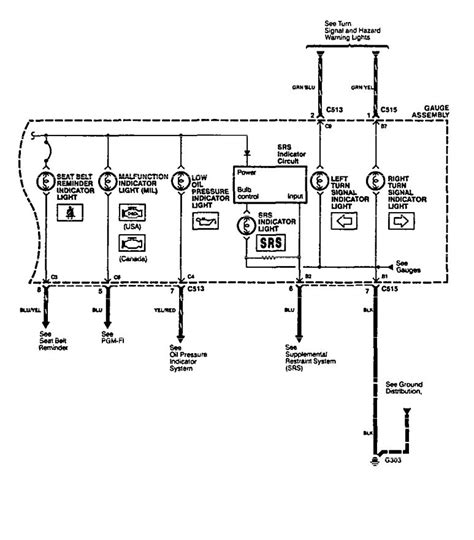 You are presented with a large collection of electrical schematic circuit diagrams for cars, scooters, motorcycles & trucks. Acura Legend (1994) - wiring diagram - indicator lamp ...