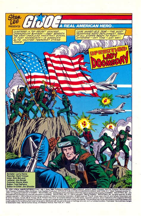 Read Online Gi Joe A Real American Hero Comic Issue 1