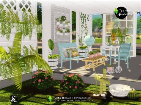 Chlorophyll Plants By Simcredible At Tsr Sims 4 Updates