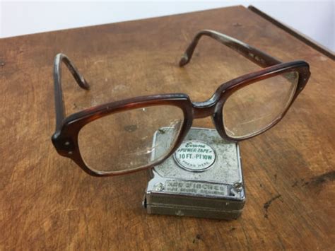 vintage army military vietnam war uss birth control glasses eyeglasses horn rim ebay
