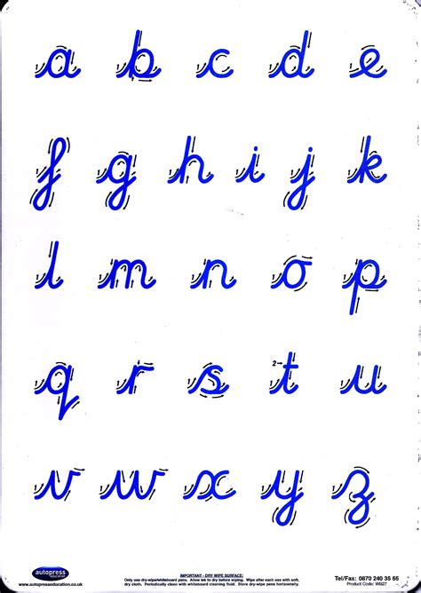 Download individually or the whole set at once. Cursive Letter Formation Practice Board - Partners in ...