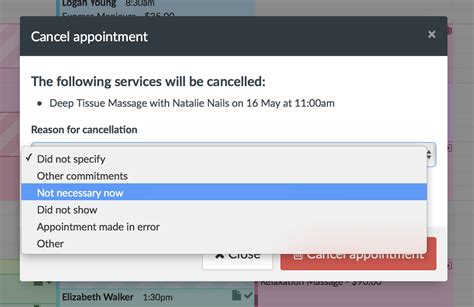 How to cancel or delete an appointment - Timely Help Docs