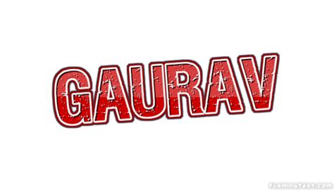 Gaurav Logo Herramienta De Diseño De Nombres Gratis De Flaming Text