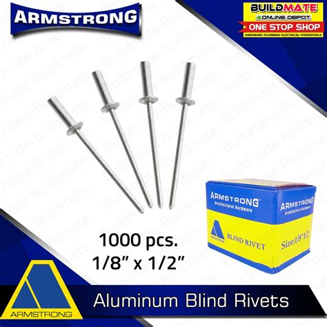 Aluminum Blind Rivets Sold Per Box Buildmate Shopee Philippines