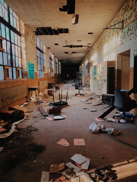 Inside Abandoned William Penn High School In Harrisburg Pa R