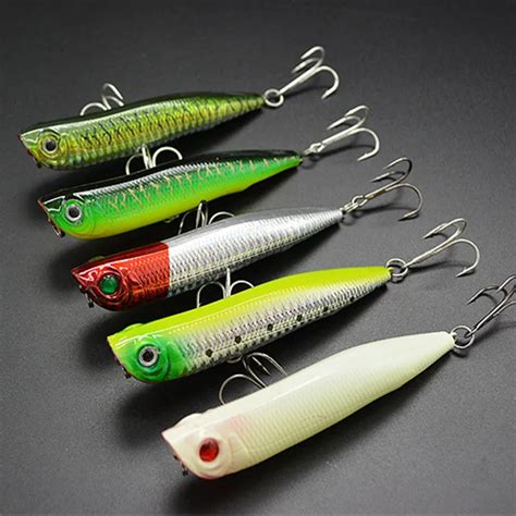 Ufishing Popper Lures New Plastic Hard Bait 10 5cm 10g Top Water