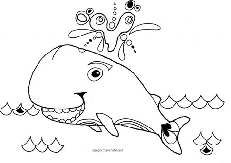 I virus sono in grado di infettare qualsiasi cellula: Disegni da colorare per bambini: La balena felice ...