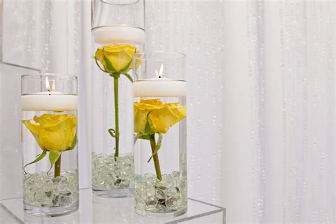 Mia Blog Yellow Wedding Flowers Centerpieces Fair Oaks Seersucker