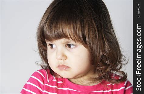 Upset Annoyed Little Girl Portrait Free Stock Images And Photos