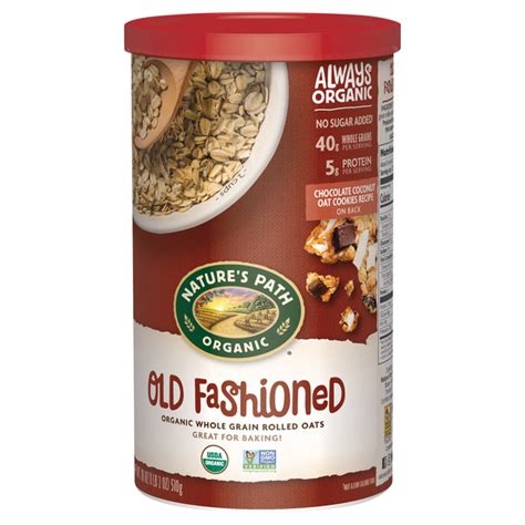 Save On Nature S Path Old Fashioned Rolled Oats Whole Grain Organic