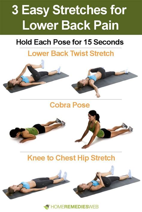 Simple Stretches And Tips For Relieving Back Pain And Sciatica Pain