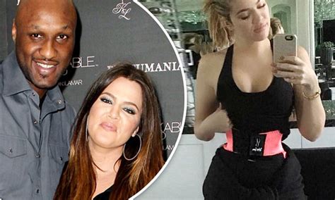 khloe kardashian gives update on odom as she flashes tiny midsection in waist trainer daily
